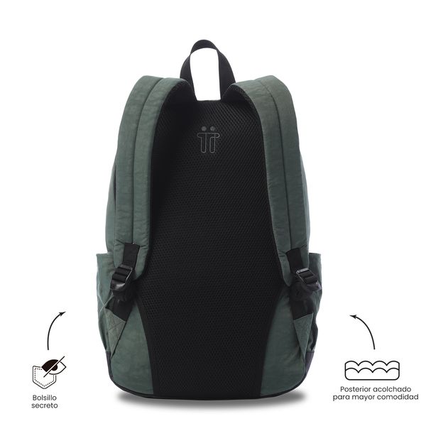 Morral Universitario Tocaxu Porta PC 15 Verde Hombre