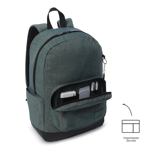 Morral Universitario Tocaxu Porta PC 15 Verde Hombre
