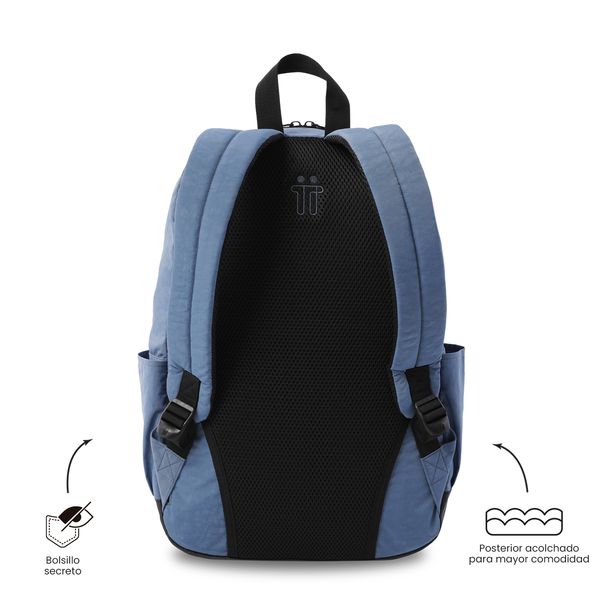 Morral Universitario Tocaxu Porta PC 15 Azul Hombre