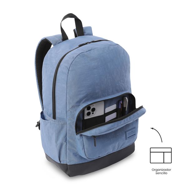 Morral Universitario Tocaxu Porta PC 15 Azul Hombre