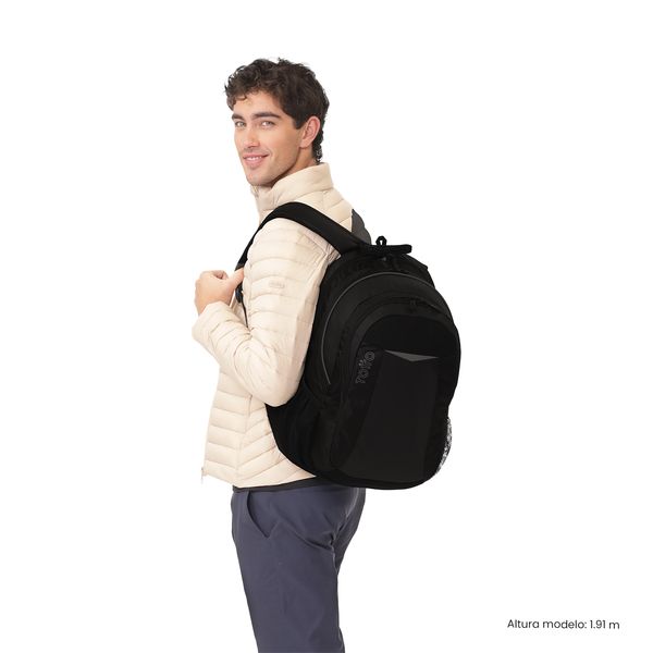 Morral Universitario Teck 3 0 Porta PC 15 Negro Hombre