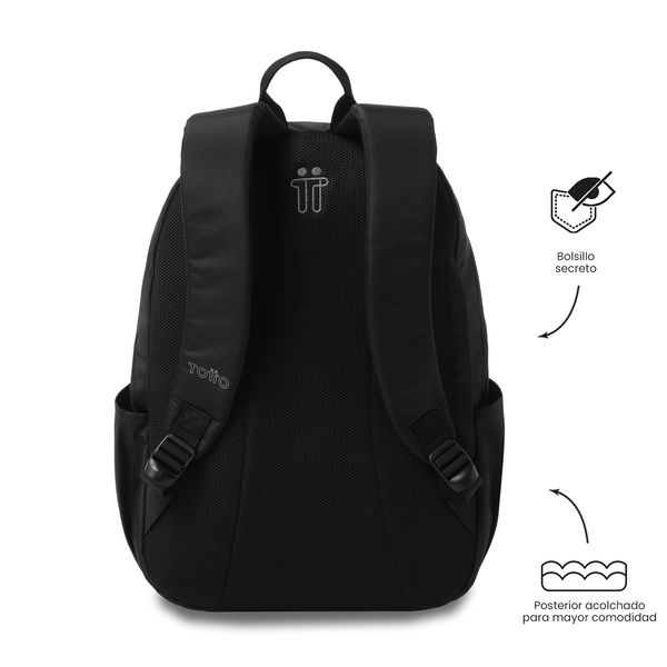Morral Universitario Trik 2 0 Porta PC 14 Negro