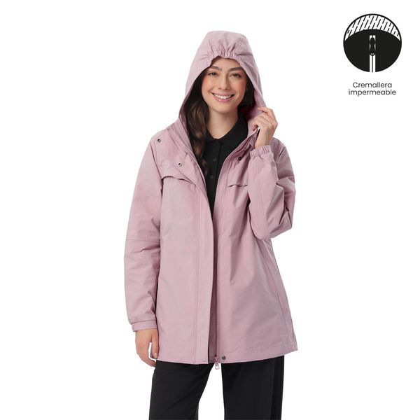 Chaqueta Acolchada 3 en 1 para Mujer Osori Morada Blanca XS