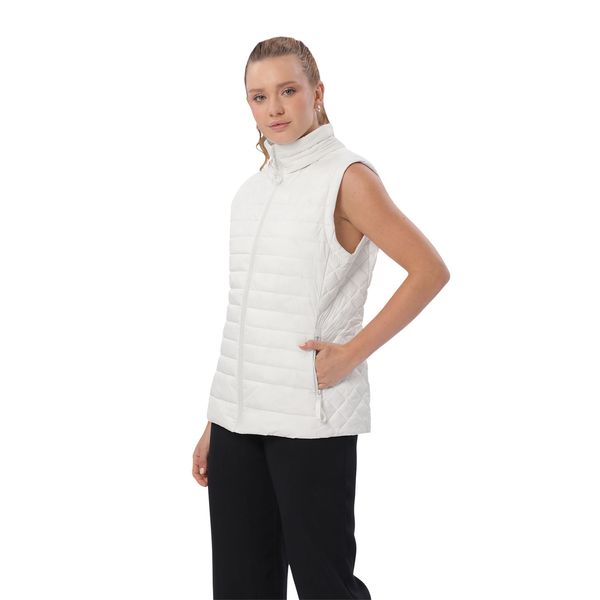 Chaqueta Acolchada 2 en 1 para Mujer Chalina Blanca M