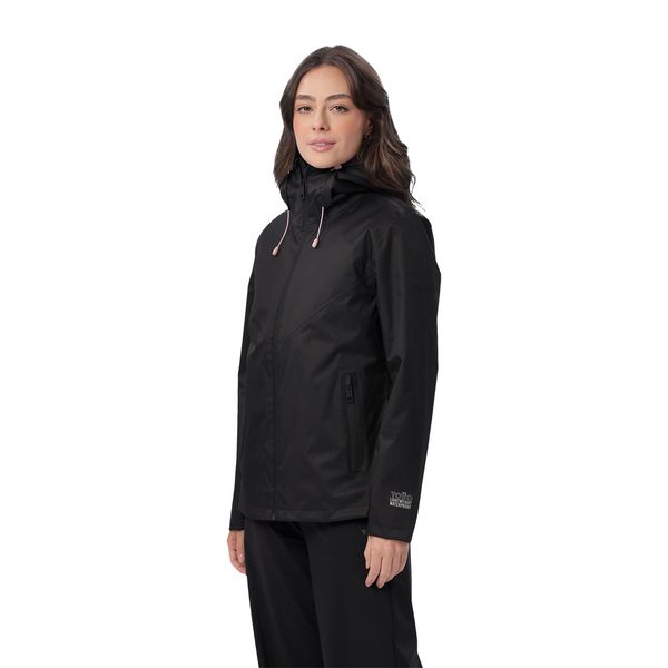 Chaqueta Impermeable para Mujer Sally Negra S