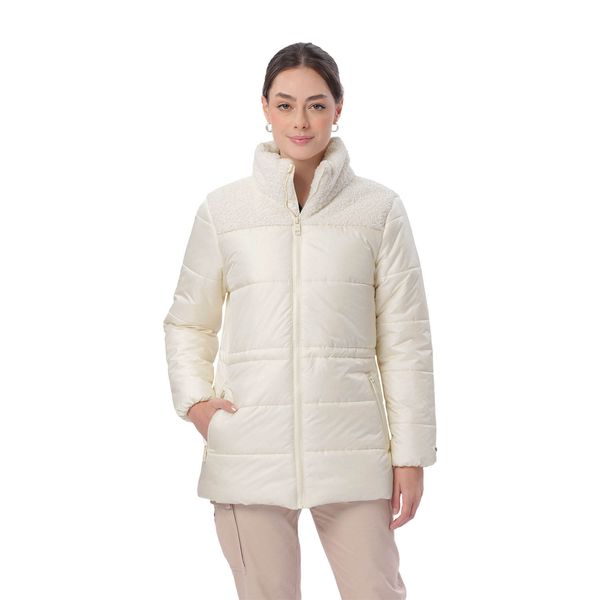 Chaqueta Acolchada para Mujer Black Blanca S