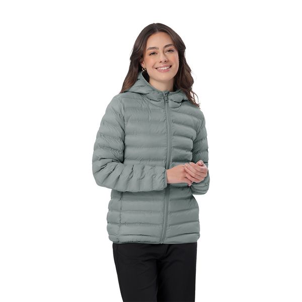 Chaqueta Acolchada para Mujer Colorfull Pro Verde S