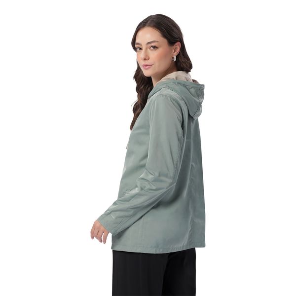 Chaqueta Doble Faz para Mujer Baccat Beige Verde S