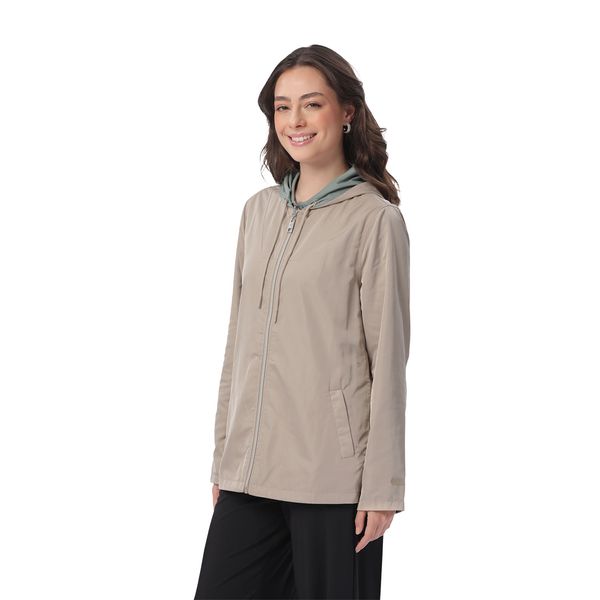 Chaqueta Doble Faz para Mujer Baccat Beige Verde S
