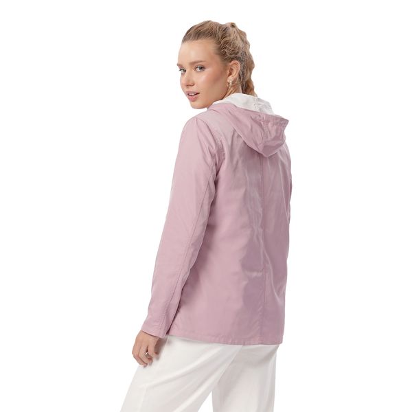 Chaqueta Doble Faz para Mujer Baccat Morada Blanca S