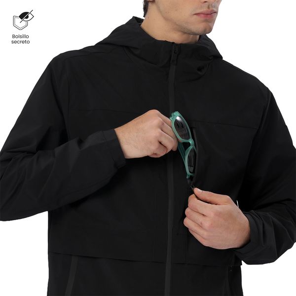 Chaqueta Acolchada 3 en 1 para Hombre Lautaro Negra Beige M